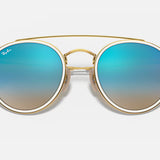 Round Double Bridge Sunglasses (Ray-Ban)