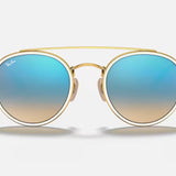 Round Double Bridge Sunglasses (Ray-Ban)