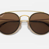 Round Double Bridge Sunglasses (Ray-Ban)