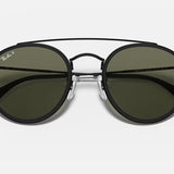Round Double Bridge Sunglasses (Ray-Ban)