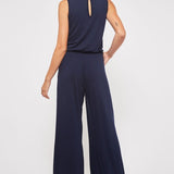 Solid Sleeveless Jumpsuit
