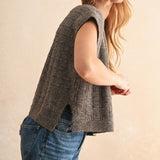 Textured Pattern Sweater Vest