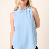 Mock Neck Airflow Blouse