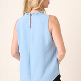 Mock Neck Airflow Blouse