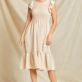 Silly For Smock Midi Dress