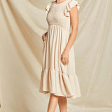 Silly For Smock Midi Dress