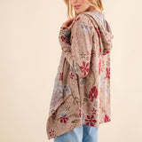 Thermal Hoodie Cardigan