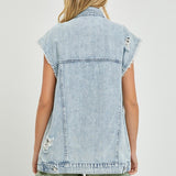 Oversized Denim Vest (Risen Jeans)