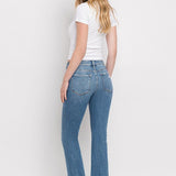 Pria Distressed Hem Ankle Bootcut Jean (Flying Monkey)