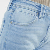 KAN CAN High Rise Wide Leg Flare Jean (Nina)