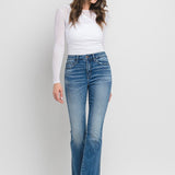 Britney High Rise Bootcut Jean (Flying Monkey)