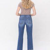Marissa High Rise Cropped Straight Jean (Lovervet By Vervet) (Plus)