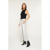 Alivia Mid Rise Wide Leg Jean (Mica Denim)