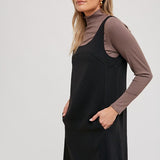 Panel Detail Sleeveless Dress