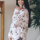 Vintage Floral Quarter Zip