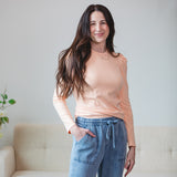 Puff Sleeve Hacci Pullover