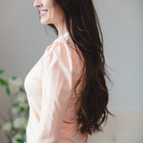 Puff Sleeve Hacci Pullover