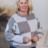 Heather Grey Colorblock Sweater (Dex)