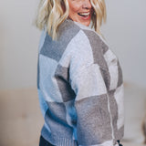 Heather Grey Colorblock Sweater (Dex)