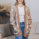 Oversized Western Sweater Cardi