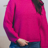 Boston Waffle Knit Pullover