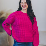 Boston Waffle Knit Pullover