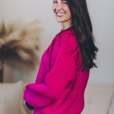 Boston Waffle Knit Pullover