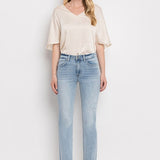Eleanor Crop Straight Jean (Flying Monkey)