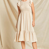 Silly For Smock Midi Dress