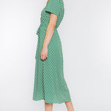 Shine In Satin Midi Dress