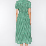 Shine In Satin Midi Dress