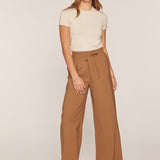Cropped Wide Leg Pant