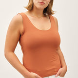 About The Basics Scoop Neck Tank (Plus)