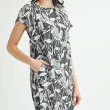 Abstract Print Mini Dress