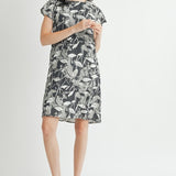 Abstract Print Mini Dress