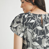 Abstract Print Mini Dress