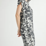 Abstract Print Mini Dress