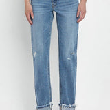 Avery Cuffed Straight Jean (Lovervet By Vervet)