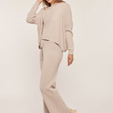 Waffle Texture Pant & Sweater Set