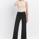 Lauren Loose Fit Black Jean (Flying Monkey)