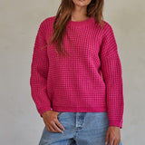 Boston Waffle Knit Pullover