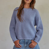 Boston Waffle Knit Pullover