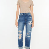 Liv High Rise Cuffed Jean (Kan Can)