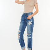 Liv High Rise Cuffed Jean (Kan Can)