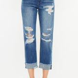 Liv High Rise Cuffed Jean (Kan Can)