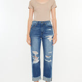Liv High Rise Cuffed Jean (Kan Can)