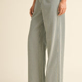 Blue Striped Pattern Pant