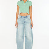 Talia Low Slung Horseshoe Jean (Kan Can)