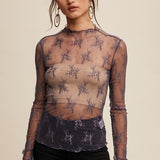 Intricate Floral Lace Layering Top