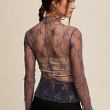 Intricate Floral Lace Layering Top